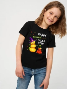 Футболка на хэллоуин «Happy Halloween»