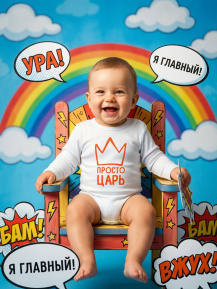 Боди «Просто царь»