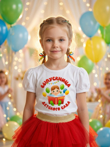 Футболка «Выпускница детского сада»