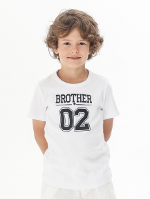 Футболка белая «BROTHER 02»