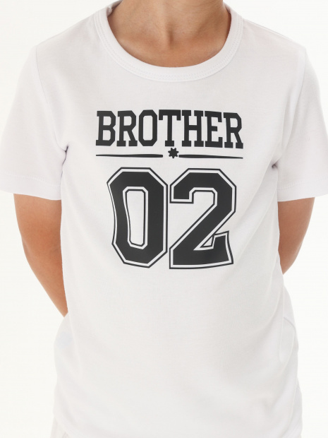 Футболка белая «BROTHER 02» фото 5