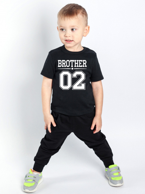 Футболка черная «BROTHER 02» фото 2