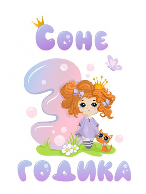 Футболка «Соне 3 годика» фото 3