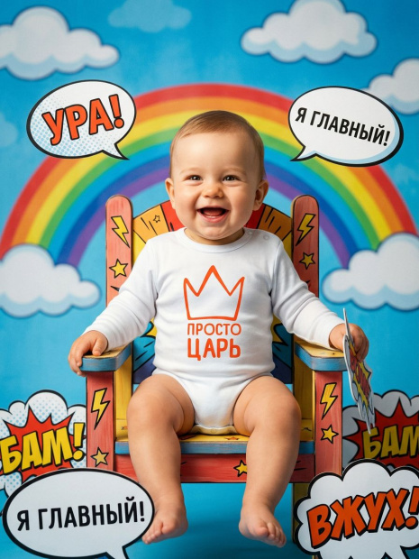 Боди «Просто царь» фото 1