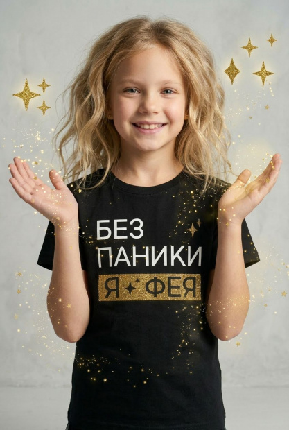 Футболка «Без паники я фея» фото 3