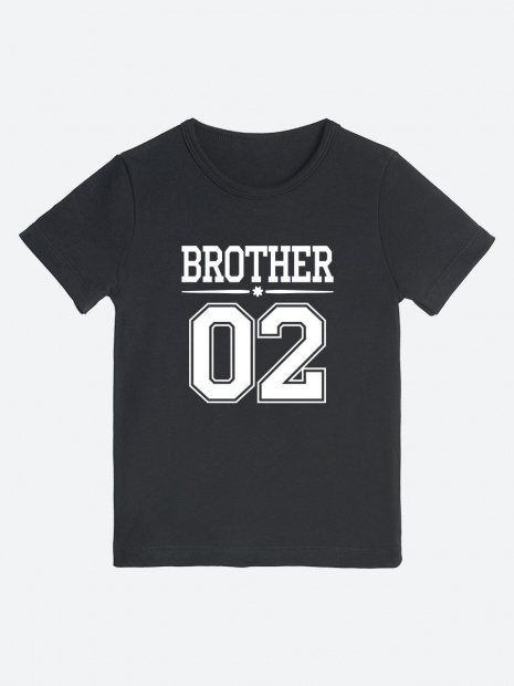 Футболка черная «BROTHER 02» фото 3