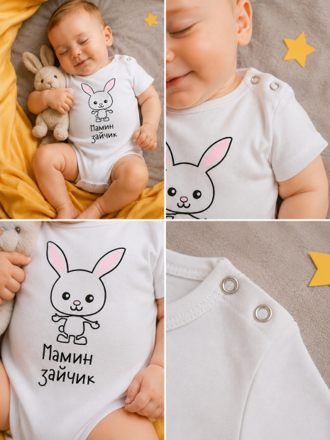 Боди «Мамин зайчик» фото 2