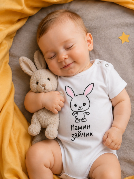 Боди «Мамин зайчик» фото 1