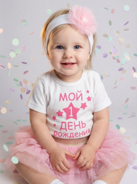 Футболка «Мой 1 день рождения» фото 1