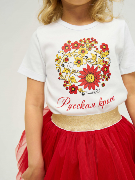 Футболка «Русская краса хохлома» фото 3