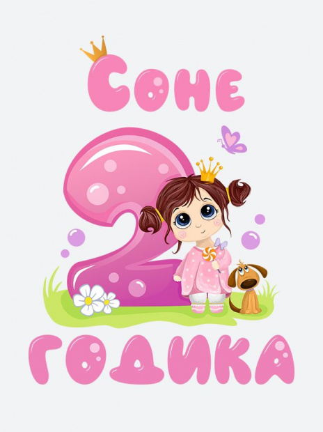 Футболка «Соне 2 годика» фото 3