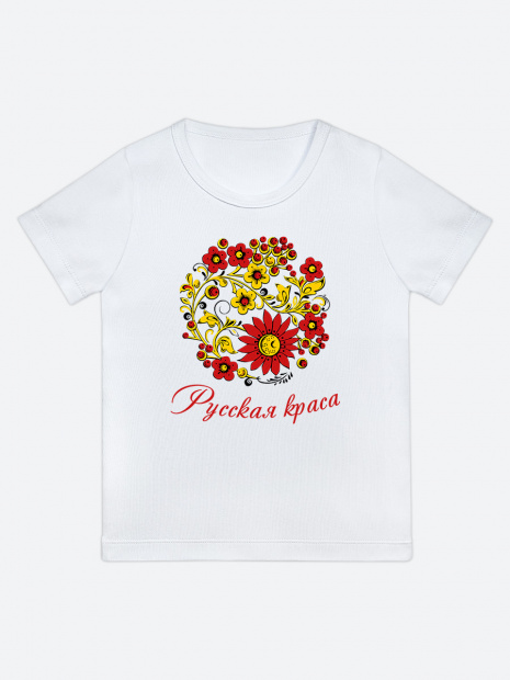 Футболка «Русская краса хохлома» фото 4